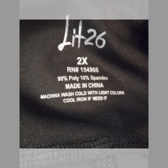 Lit 26 2x High Waisted Cross Braid Side Pocket  Shorts - Picture 11 of 11